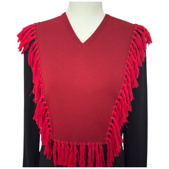 ALTUZARRA Ming Fringed Wool Sweater Size S - Picture 2 of 13